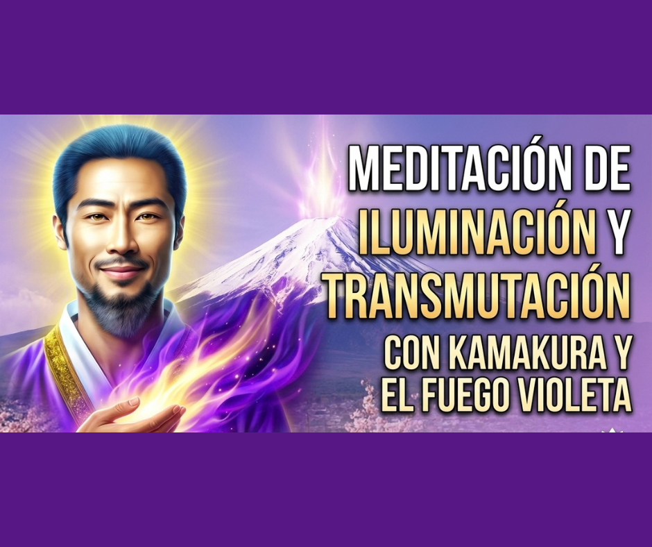 En este momento estás viendo Poderosa Meditación Guiada: Activa el Fuego Violeta y la Iluminación con el Maestro KAMAKURA